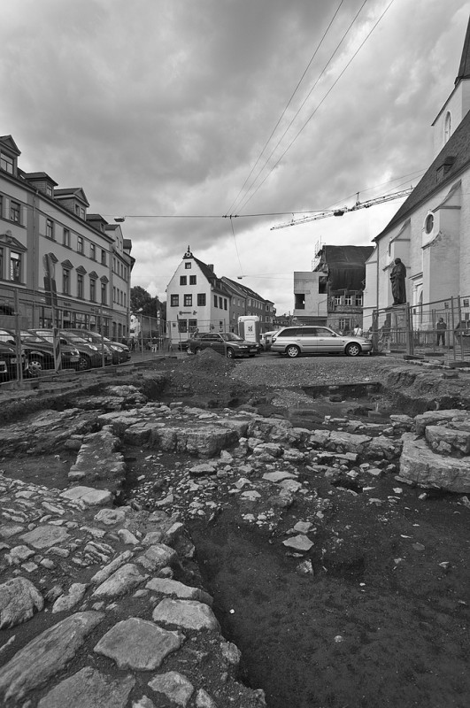 Archäologische Ausgrabungen am Herderplatz